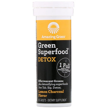 Effervescent Detox Lemon Charcoal - Amazing Grass